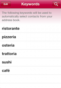 EatingOut 1.1 - new automatic selection