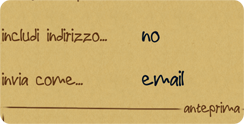 Notifiche SMS e email